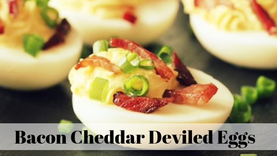 Bacon Cheddar Deviled Eggs